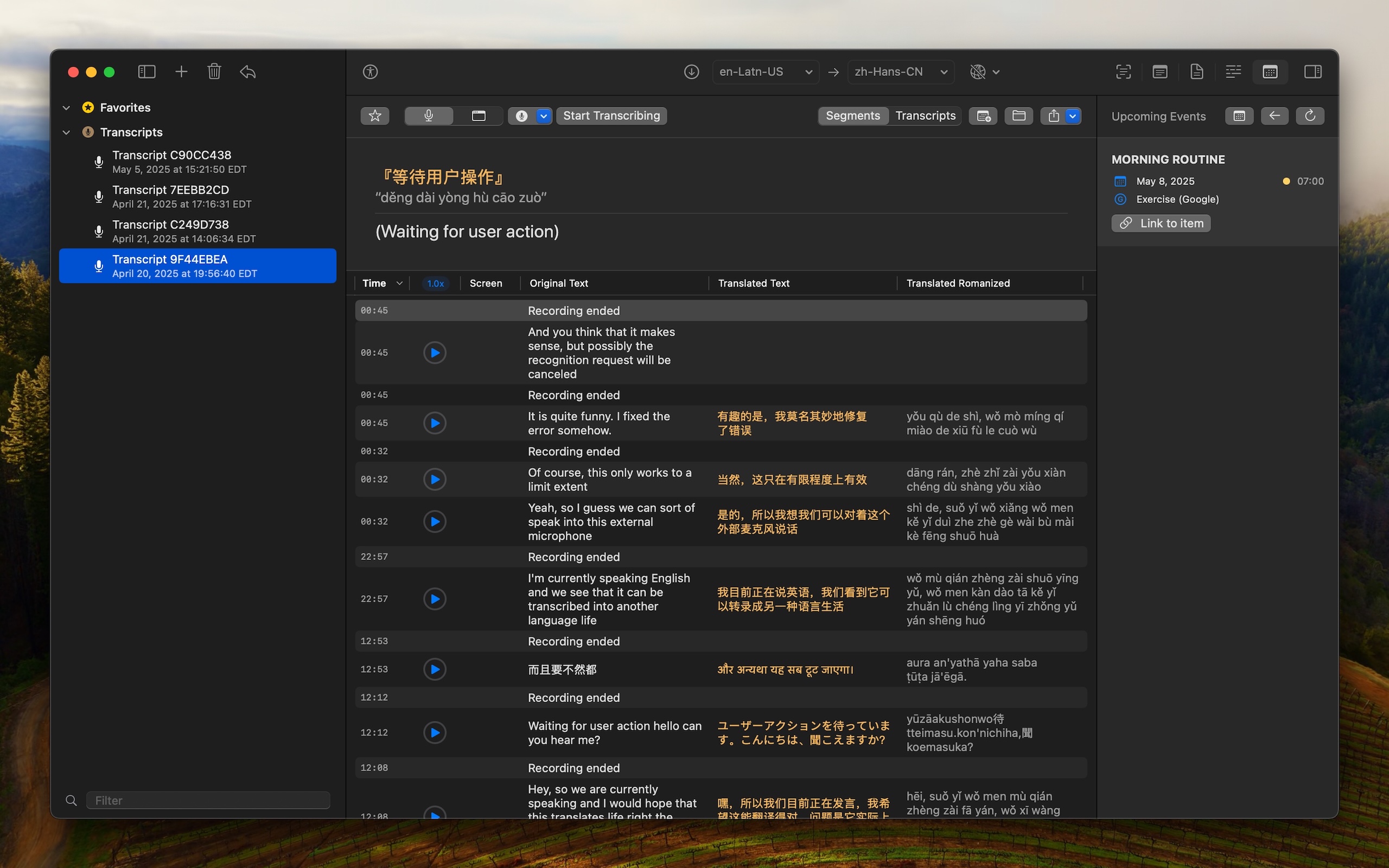 TranscribeTranslate Screenshot 3